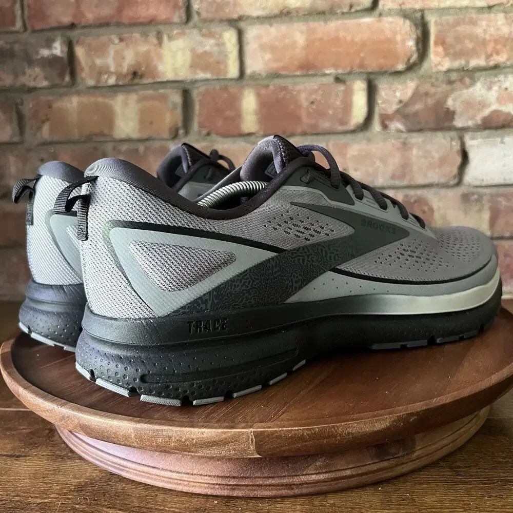 Brooks Trace 3 Men’s 13 Neutral Balanced Cushion Running Gray Sneakers Shoes